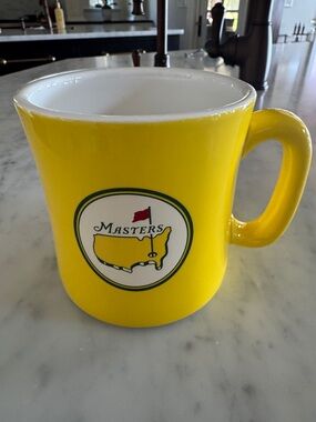 Masters Bright Yellow Ceramic Coffee Mug.